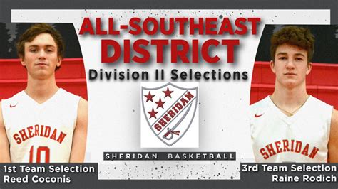 Sheridan Basketball On Twitter 2022 23 All Southeast District