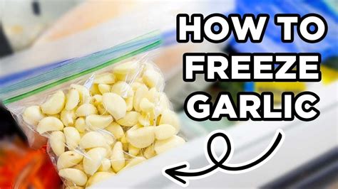 How To Freeze Garlic Cloves Garlic Paste And Minced Garlic The Easy