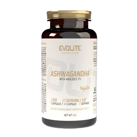 Evolite Nutrition Ashwagandha Train Hard