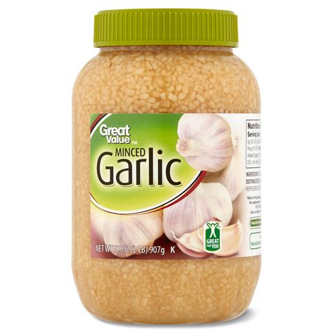 Fresh Minced Garlic Oz Jar Walmart