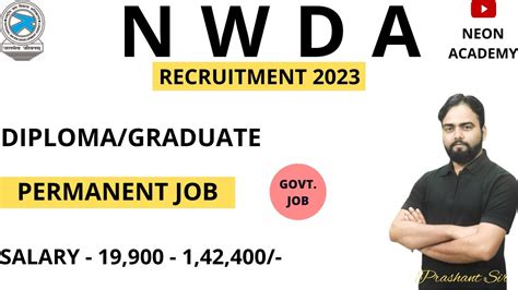 Nwda Recruitment Permanent How To Fill Nwda Online Form