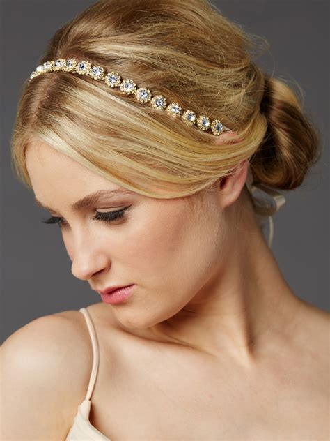 Gold Bridal Headband Paris Connection