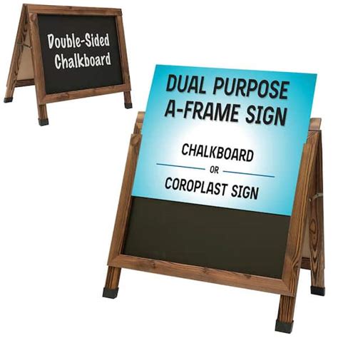 Excello Global Products Excello In X In A Frame Chalkboard Sign