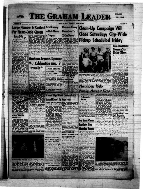 The Graham Leader (Graham, Tex.), Vol. 73, No. 46, Ed. 1 Thursday, June ...