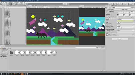 Playing With Sprites Unicorn Platformer Show Gamedevtv