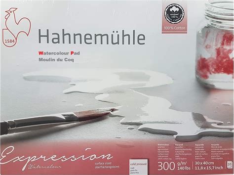 Hahnemühle Echt Bütten Aquarellblock 200 g m² matte Oberfläche 20