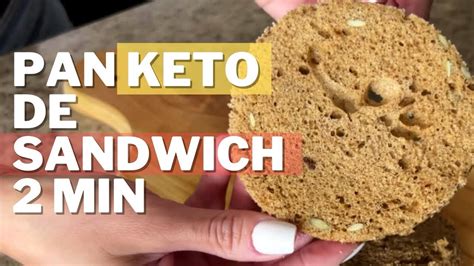 Pan De Sandwich Keto Pan Keto De 2 Minutos En El Microondas Con Ingredientes Sencillos Youtube