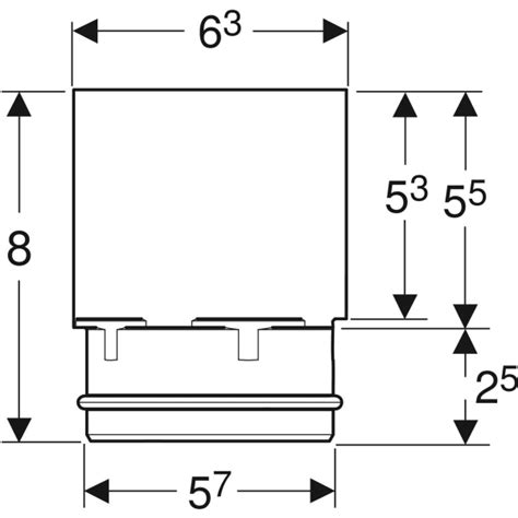 Prolunga Geberit Per L Imbuto D Ingresso Delle Canalette Per Doccia A