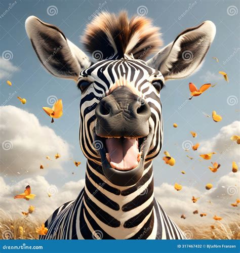 Happy Zebra Stock Illustration Illustration Of Lodge 317467432