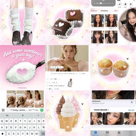 Moodboard Design Jennie By Scribbnle On Telegram In Desain