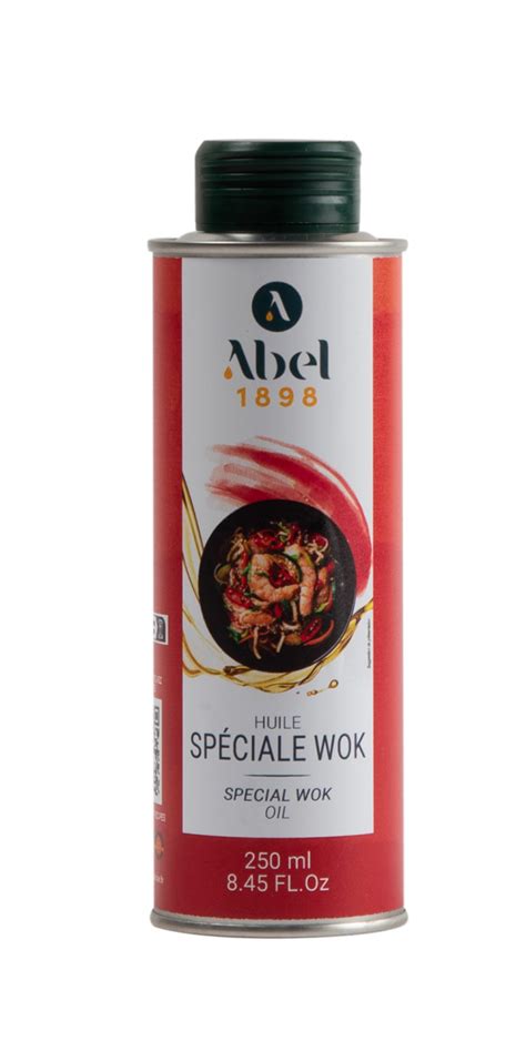 Huile spéciale wok 250 ml bidon métal 250 ml Huilerie De Lapalisse