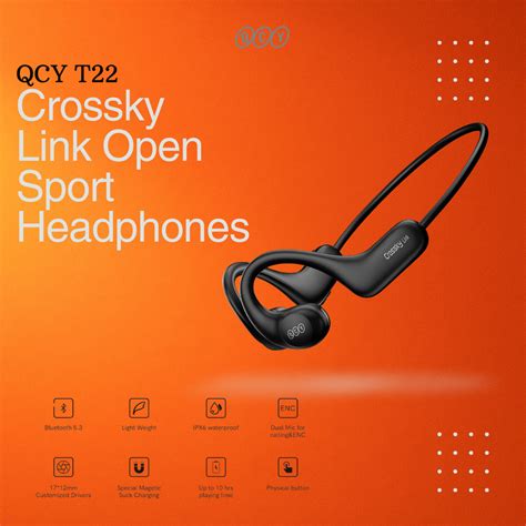 Jual QCY Crossky Link Open Sport Headphones Shopee Indonesia