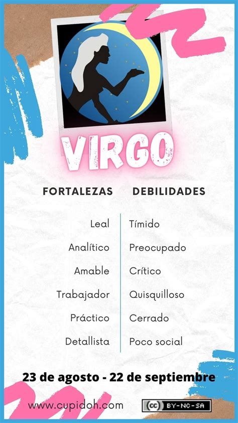 Rasgos Signo Del Zodiaco Virgo C Mo Es Cupidoh Signo Del