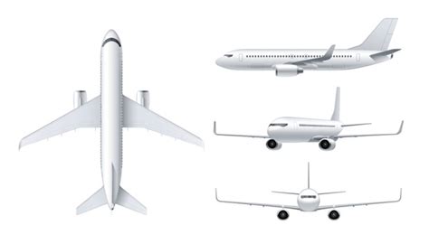 101,652 Aerial View White Plane Images, Stock Photos, 3D objects ...