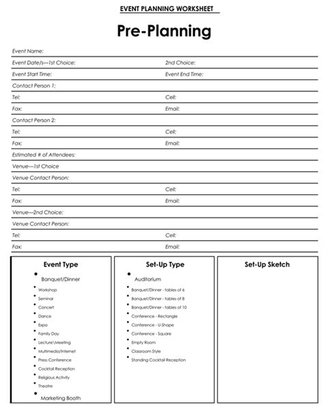 Free Event Plan Checklists (Edit & Printable) Word | PDF