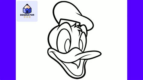 Cum Să Îl Desenezi Pe DONALD DUCK 2 Usor Pas cu Pas Tutorial pentru