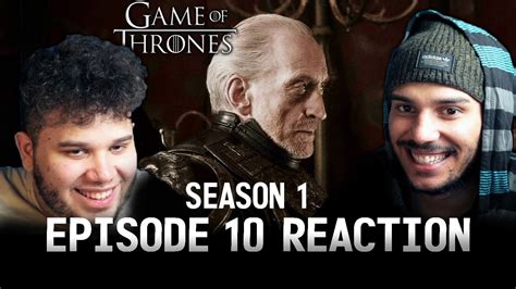 The Game Of Thrones Season 1 Episode 10 Reaction Fire And Blood Youtube