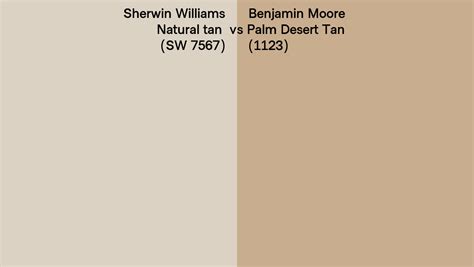 Sherwin Williams Natural Tan Sw 7567 Vs Benjamin Moore Palm Desert