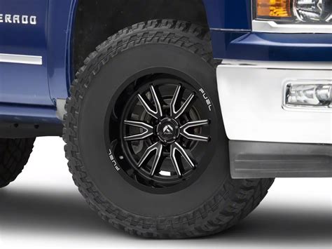 Fuel Wheels Silverado 1500 Clash Gloss Black Milled 6 Lug Wheel 17x9