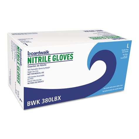 Disposable General Purpose Nitrile Gloves Large 10 Boxes Of 100