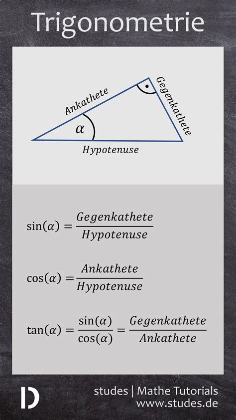 Formelsammlung Trigonometrie