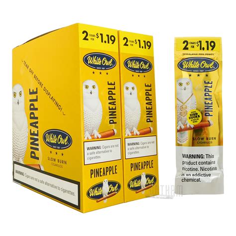 White Owl Cigarillos Pineapple Gotham Cigars