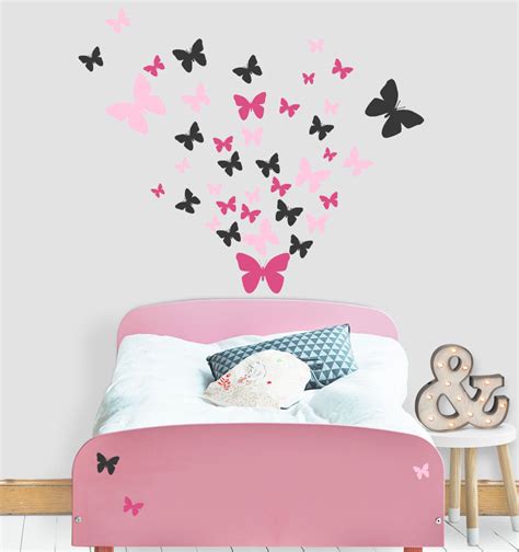 Butterfly Wall Decals Girls Wall Stickers Wall Art Sticker Decals