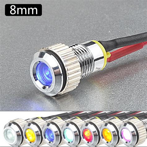 Mm Waterproof Dustproof Signal Light Pilot Lamp Signal Light V V