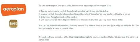 Sign Up For Le Club Accorhotels Membership And Get 500 Air Canada ...