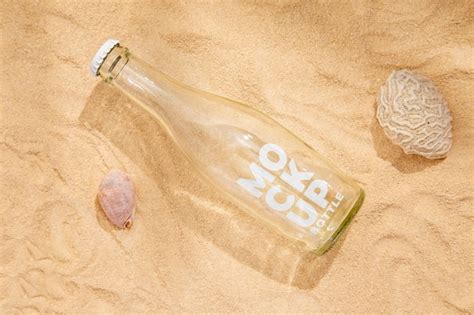 top view bottle mockup psd high quality  psd templates