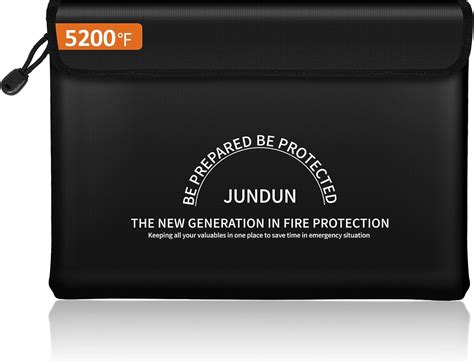 Jundun Sac Documents Ignifuge Avec Isolation Thermique De C