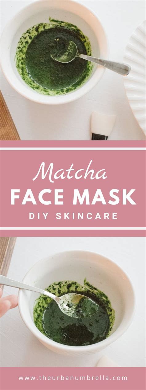 Easy DIY Matcha Face Mask For Clear And Glowing Skin Homemade Face