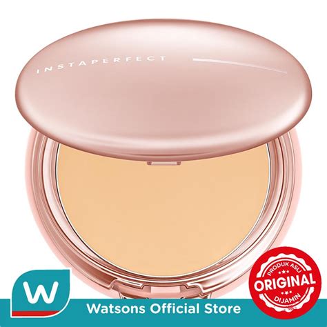 Jual Wardah Instaperfect Matte Fit Powder Foundation Light Ivory