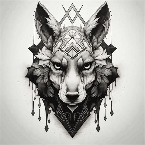 Share More Than 83 Geometric Wolf Tattoo Design Latest Vova Edu Vn