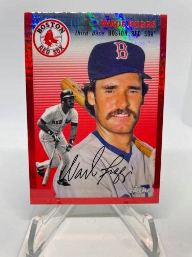 Topps Chrome Platinum Wade Boggs Red Prism Ssp Boston Red Sox