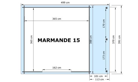 Abri De Jardin Autoclave Marmande 15 Appentis Ep 28mm