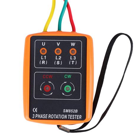 Sm B Phase Sequence Tester Rotatie Rotation Tester V V Ac