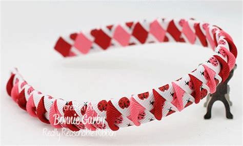 woven ribbon headband   twist video tutorial ribbon headbands