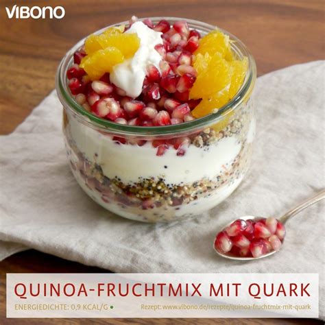 Quinoa Fruchtmix Mit Quark Vibono