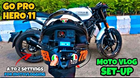 Best Moto Vlogging Setup With Go Pro Hero Black Gopro Youtube