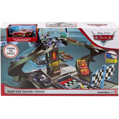 Toys And Hobbies Mattel Disney Pixar Cars Transforming Rust Eze Racing Center Toy Playset Tv