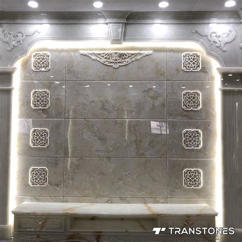 Translucent Stone Panels Faux Onyx Alabaster Sheet For Wall Panels