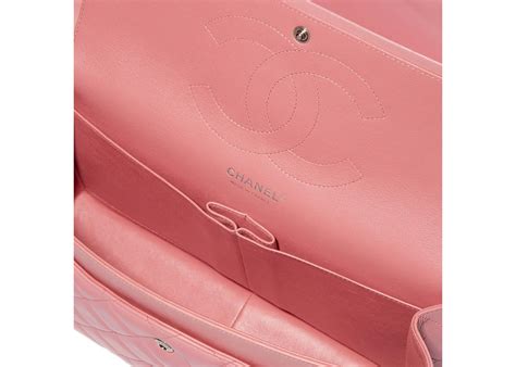 Chanel Classic Double Flap Quilted Jumbo Pink