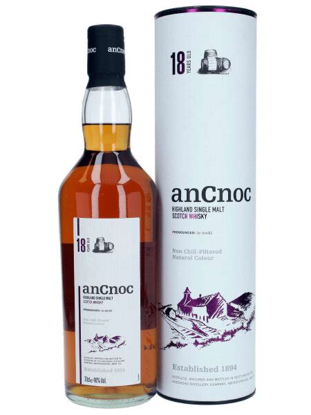 Knockdhu AnCnoc 18 Jahre Highland Single Malt Scotch Whisky 99 88