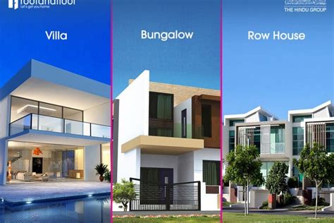 Difference Between Row House And Villa Design Talk