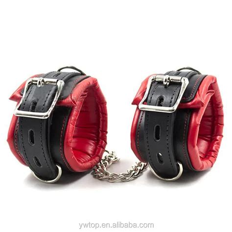 Soft Padded Bdsm Fetish Bondage Set Leather Sex Neck Collar With Leash