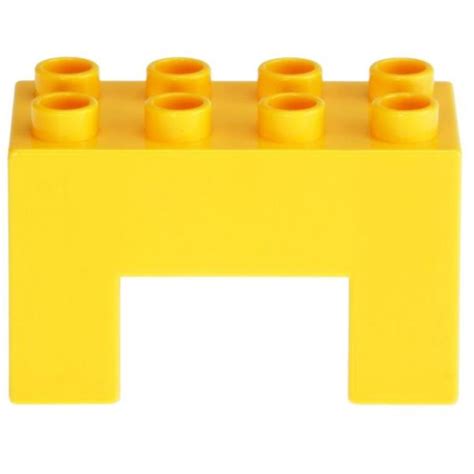 Lego Duplo Brick X X Yellow Decotoys