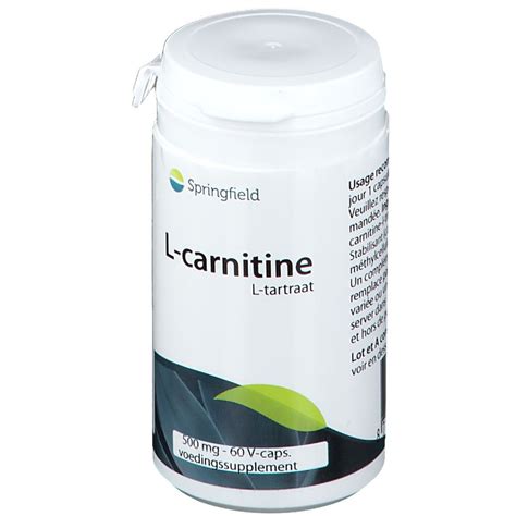 Springfield L Carnitine L Tartrate Mg Pc S Redcare Apotheke