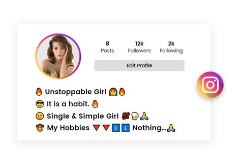 Instagram Bio Ideas With Emoji