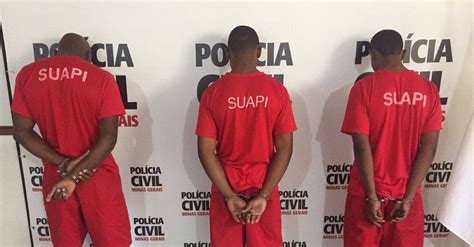 Polícia Civil prende trio suspeito de vários assassinatos em Juiz de